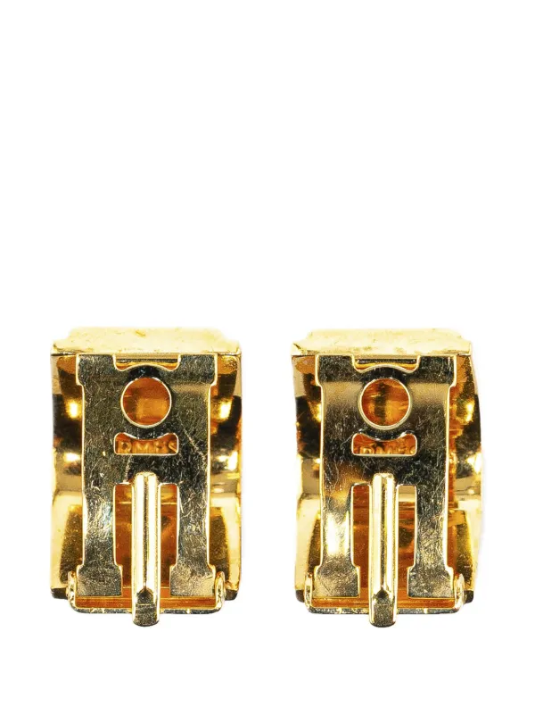 Hermes clip on earrings hotsell