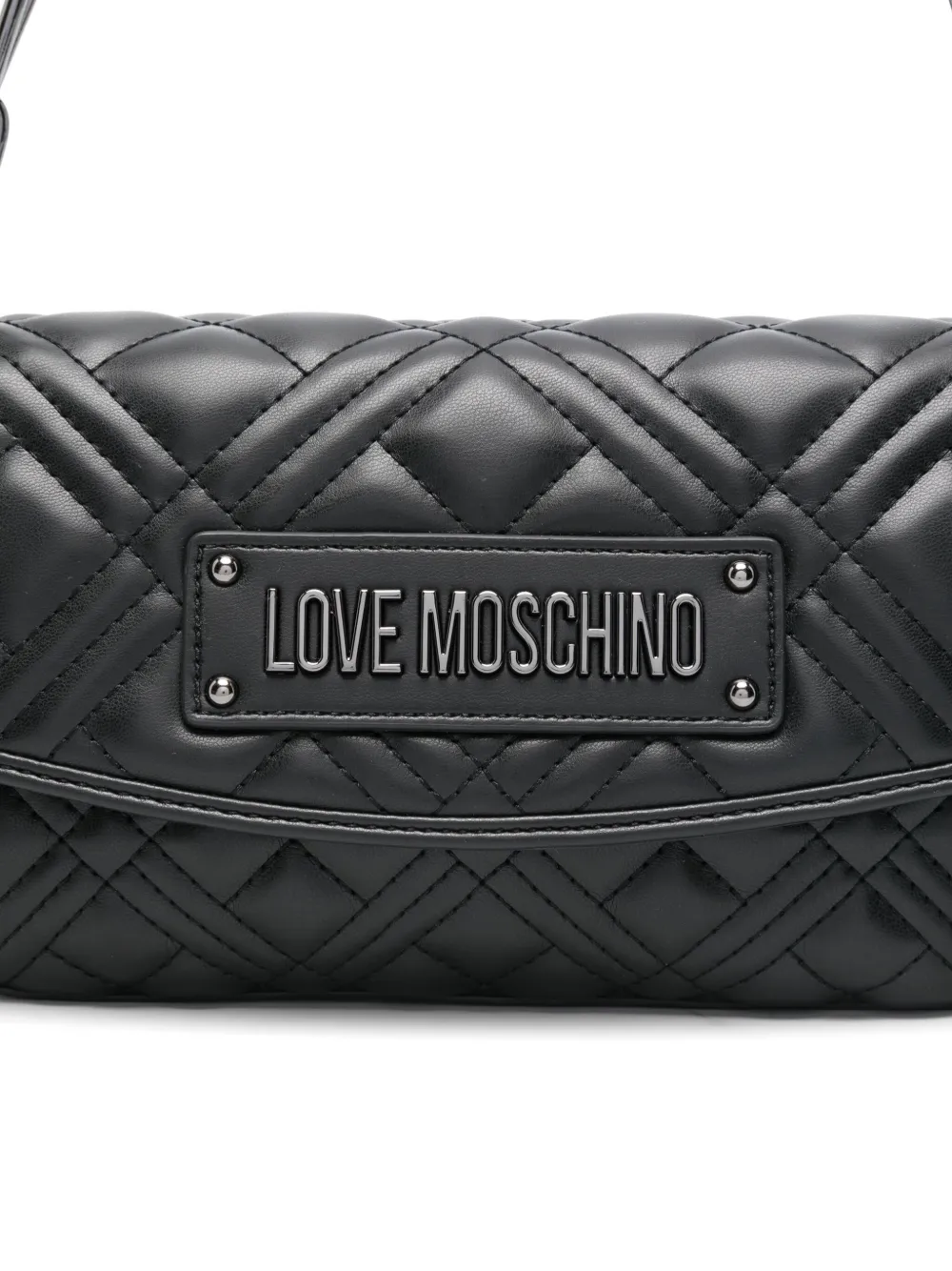 Love Moschino Matelassé schoudertas Zwart