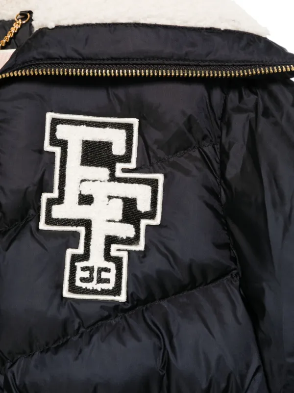 ジャケット・アウター ELISABETTA FRANCHI Elisabetta Franchi Leather Biker Jacket Puffer Jackets