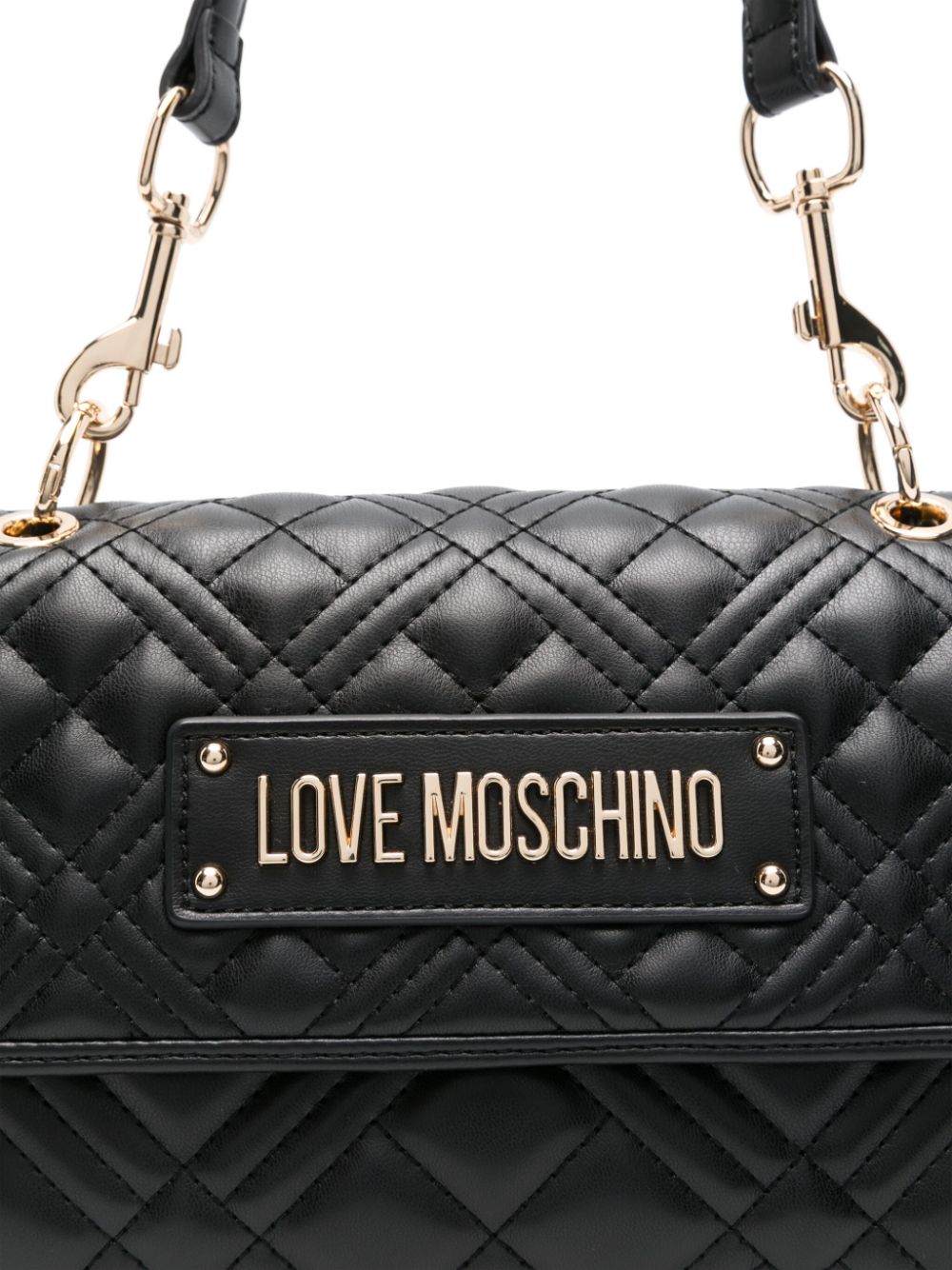 Love Moschino quilted cross body bag Women