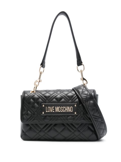 Love Moschino quilted cross body bag Women