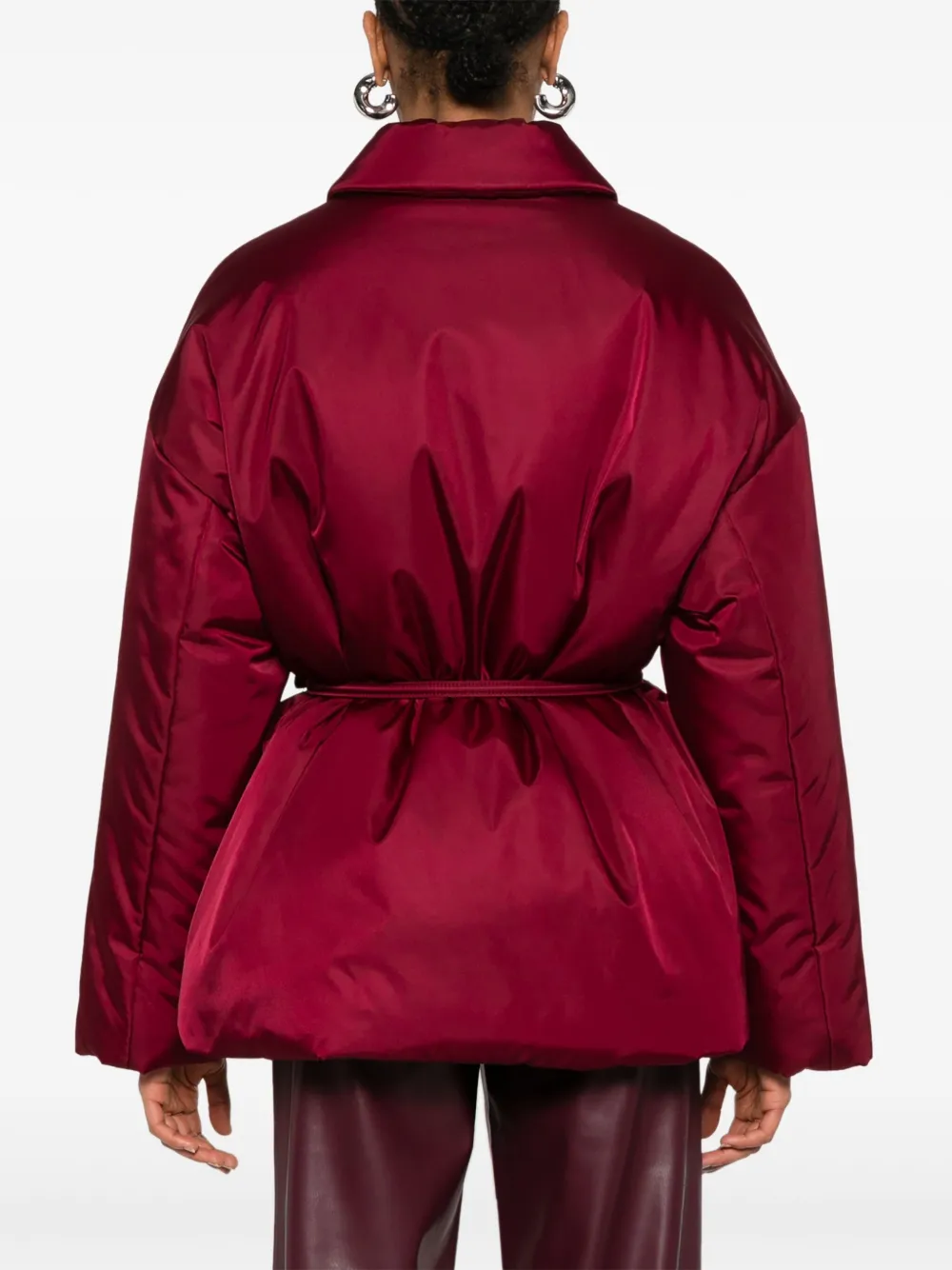 Gucci Bomberjack met ceintuur Rood
