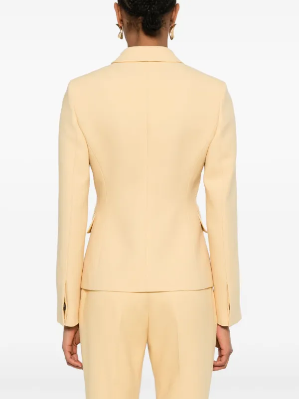 GUCCI グッチ Wool Crepe Jacke ジャケット イエロー Gucci Crepe Wool Blazer | Yellow | FARFETCH