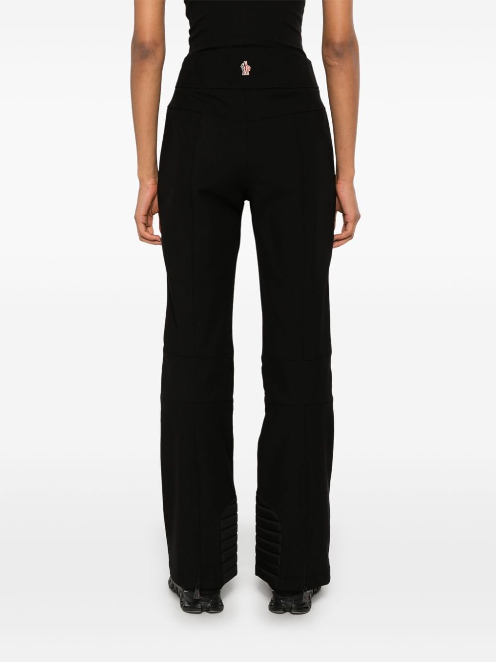 Shop Moncler Twill Ski Pants In Black