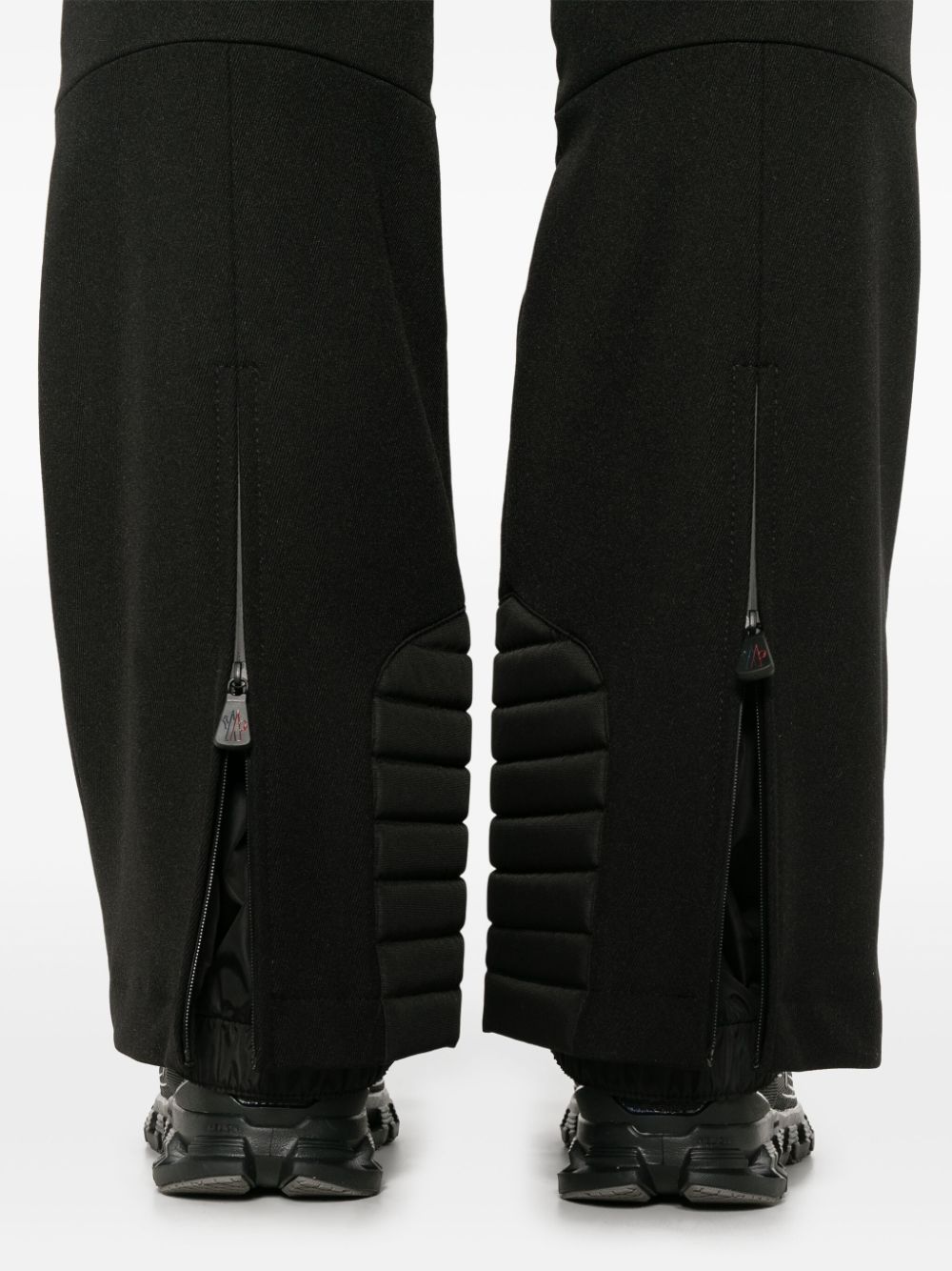 Shop Moncler Twill Ski Pants In Black