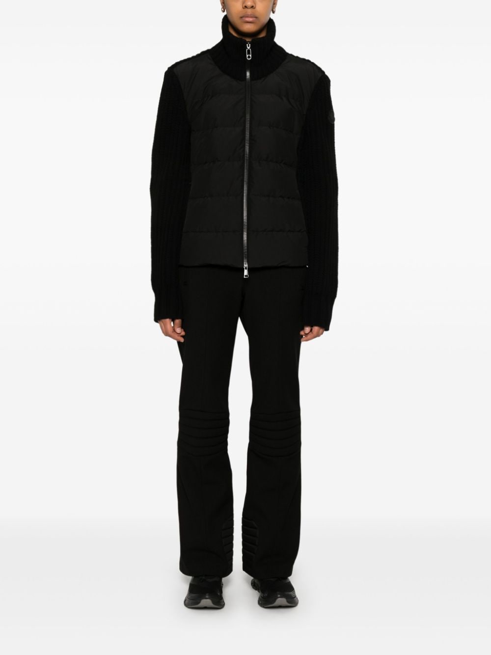 Shop Moncler Twill Ski Pants In Black