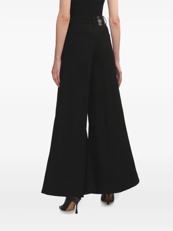 Nina Ricci フレアジーンズ | ブラック | FARFETCH JP