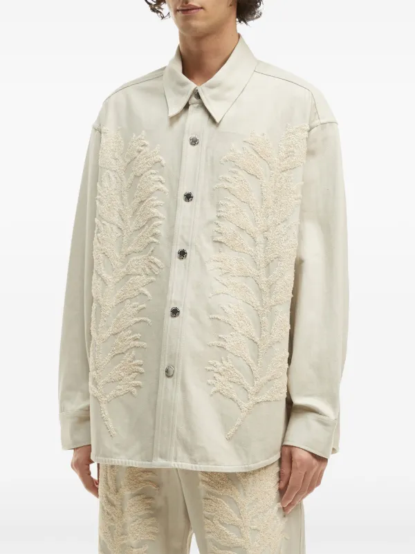 Song For The Mute Shirt Jacket | White | FARFETCH