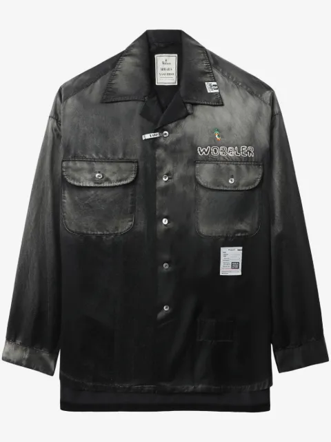 Maison MIHARA YASUHIRO logo-patch shirt 