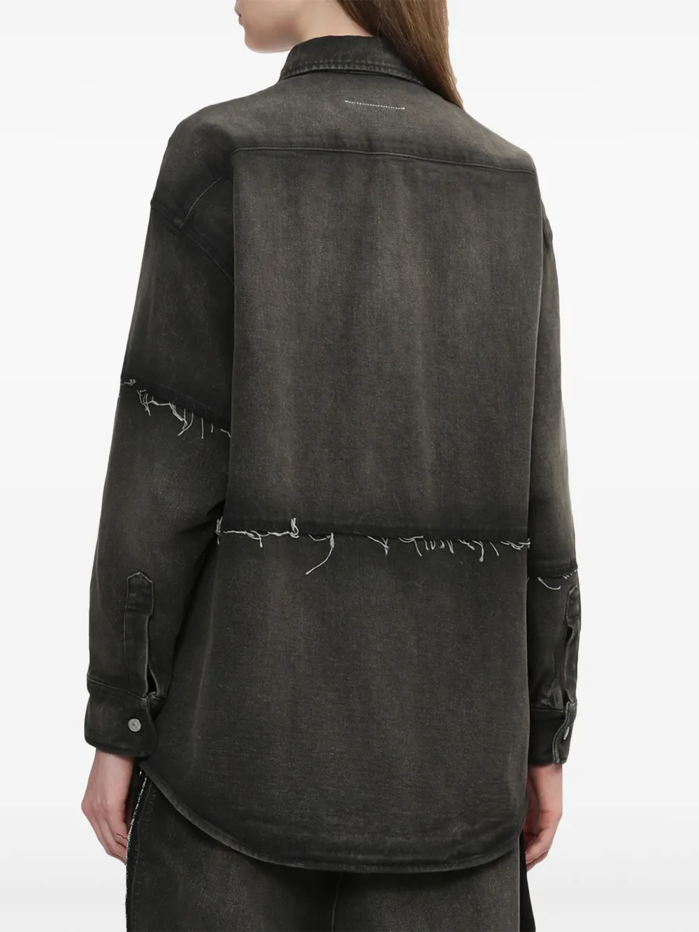 MM6 Maison Margiela T-shirt met borduurwerk Grijs