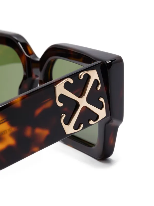 【送料&関税込】Off-White Catalina Sunglasses - Unisex Off White CATALINA sunglasses black rectangular | LookerOnline