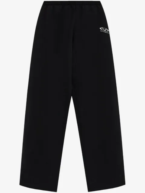 VETEMENTS logo-print cotton pants