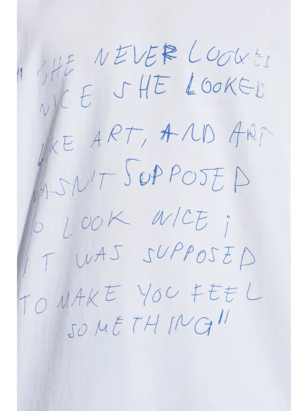 VETEMENTS graphic-print t-shirt | White | FARFETCH