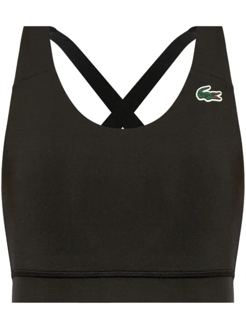 Lacoste logo patch performance top