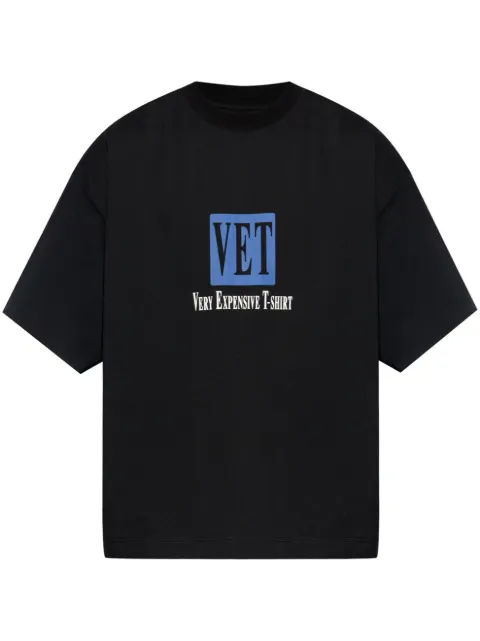 VETEMENTS logo-print cotton T-shirt