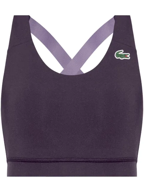 Lacoste logo patch performance top