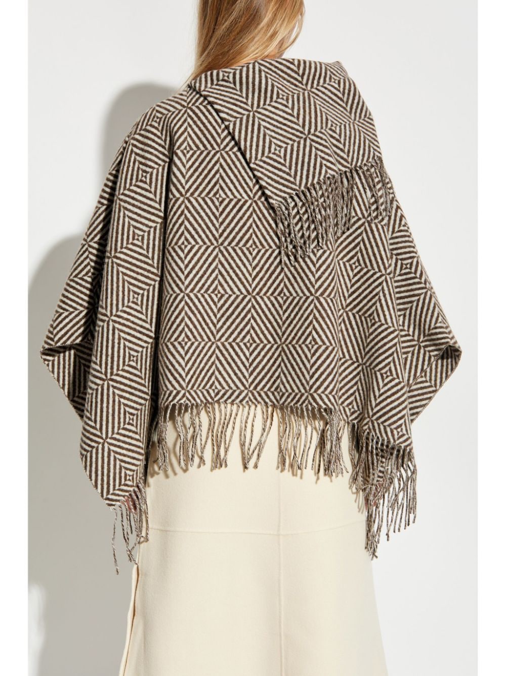 Shop By Malene Birger Turtmas Poncho In Brown