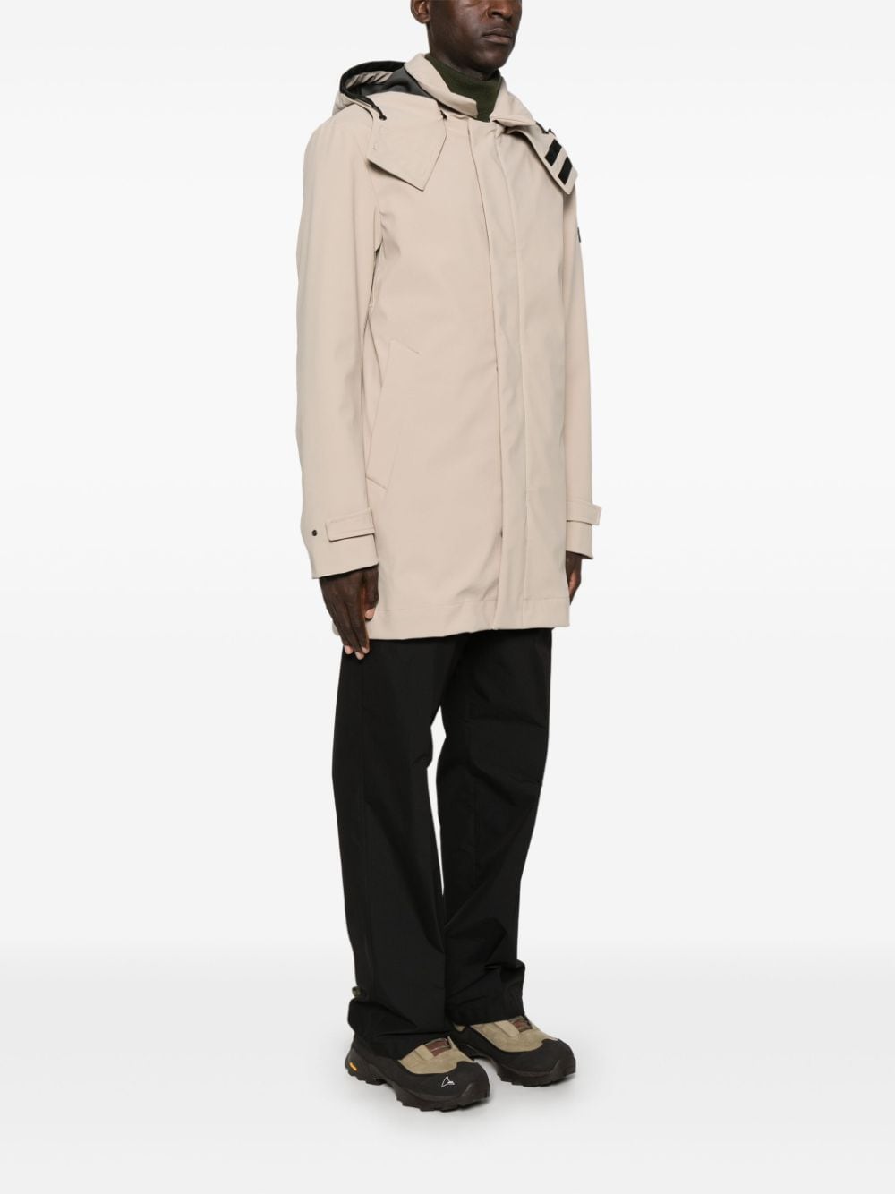 Shop Peuterey Trench Groff Kp Coat In Neutrals