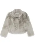 Yves Salomon shearling jacket - Grey