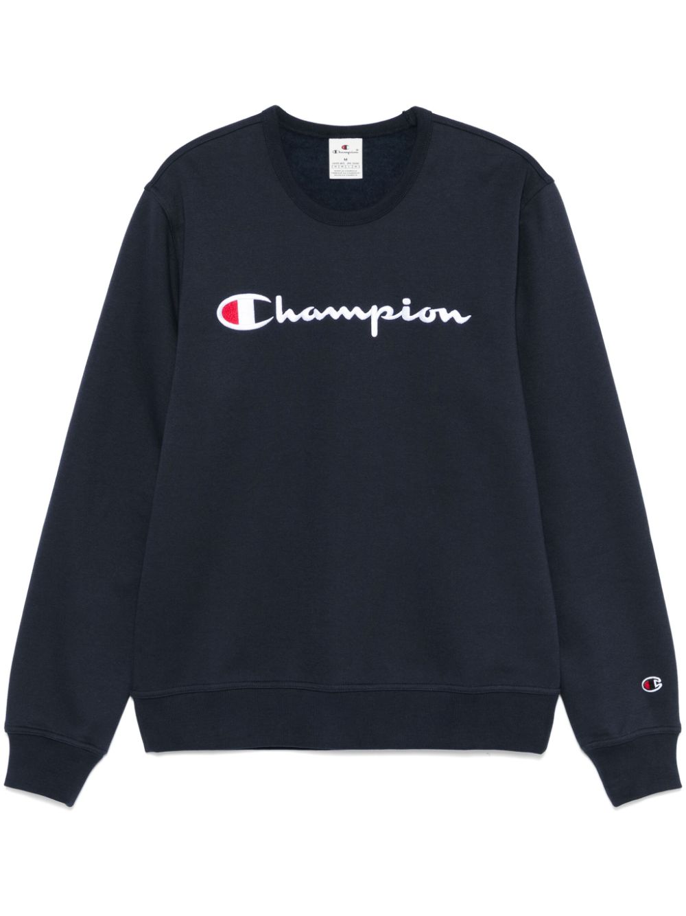 Champion logo embroidered Sweatshirt Blue FARFETCH