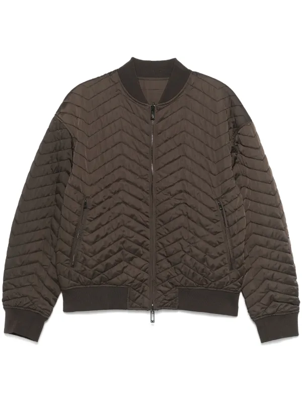 Emporio Armani リバーシブル ボンバージャケット | グリーン 