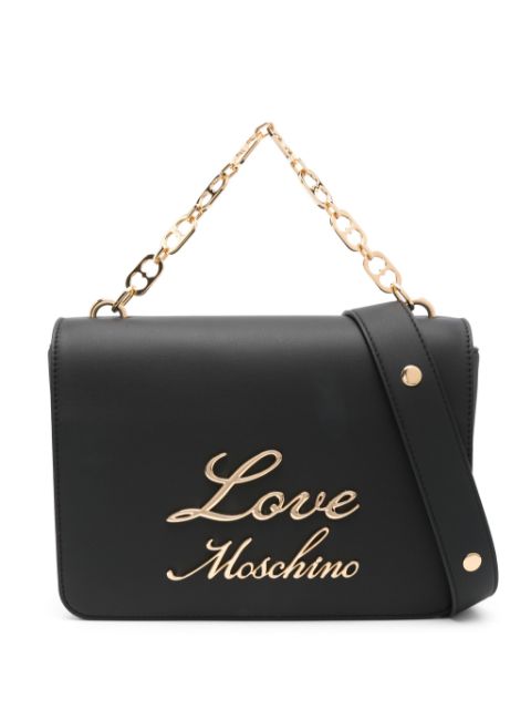 Love Moschino logo-plaque tote bag Women