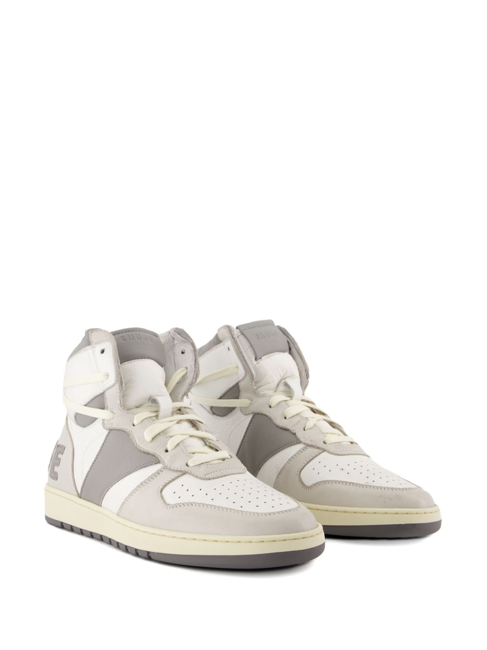 RHUDE Sneakers met logopatch Wit