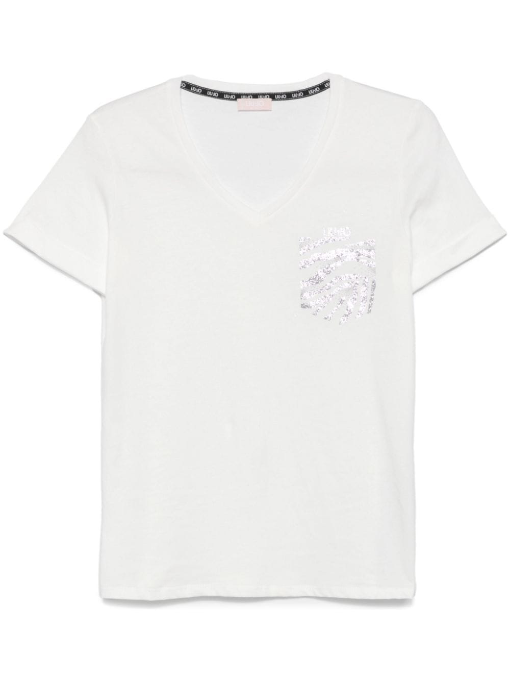 LIU JO T-shirt met logoprint Wit