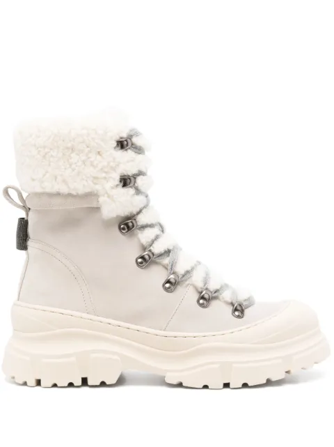 Brunello Cucinelli mountain-style boots