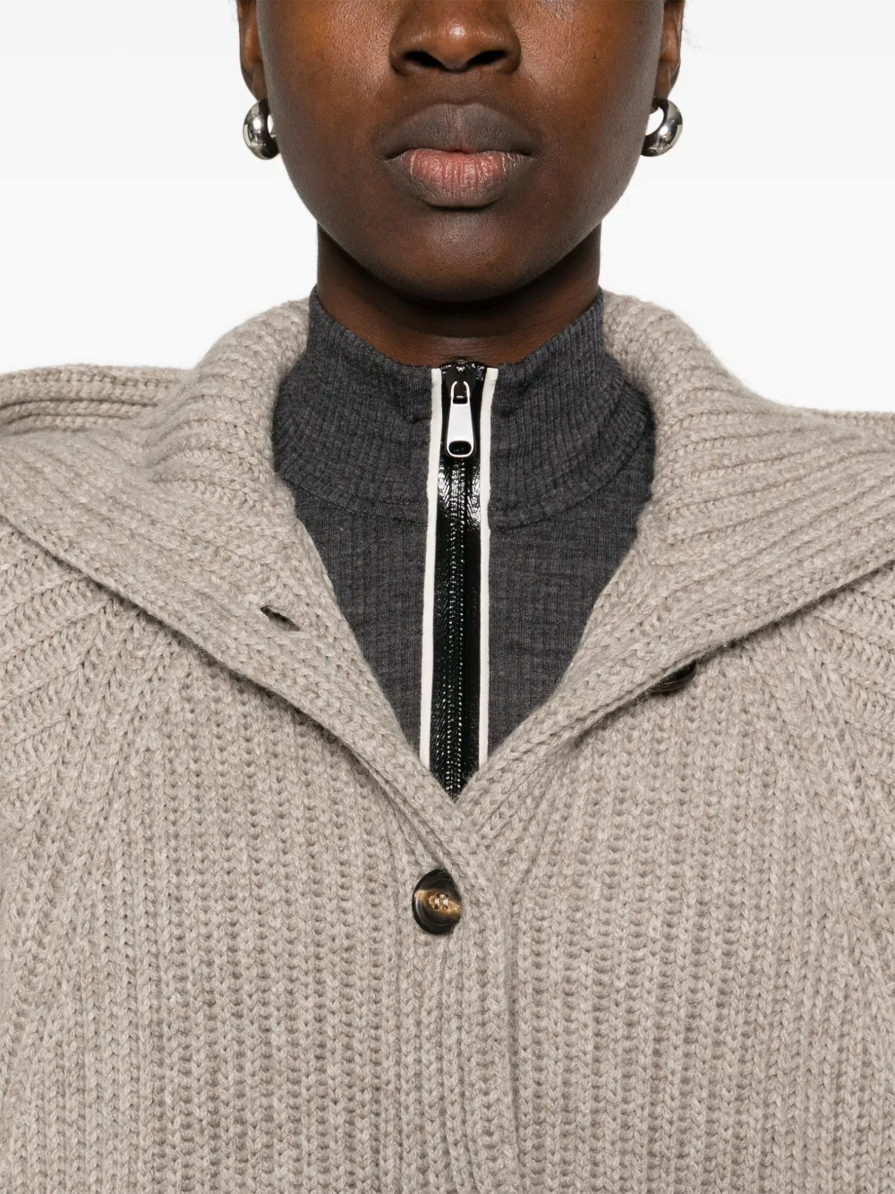 Brunello Cucinelli Geribbeld vest Grijs
