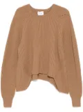 Nude wool sweater - Brown