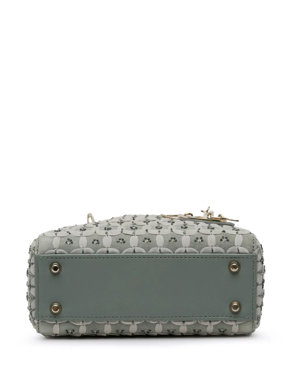 Christian Dior Pre-Owned 2020 Lady Dior kleine suède boekentas - Grijs