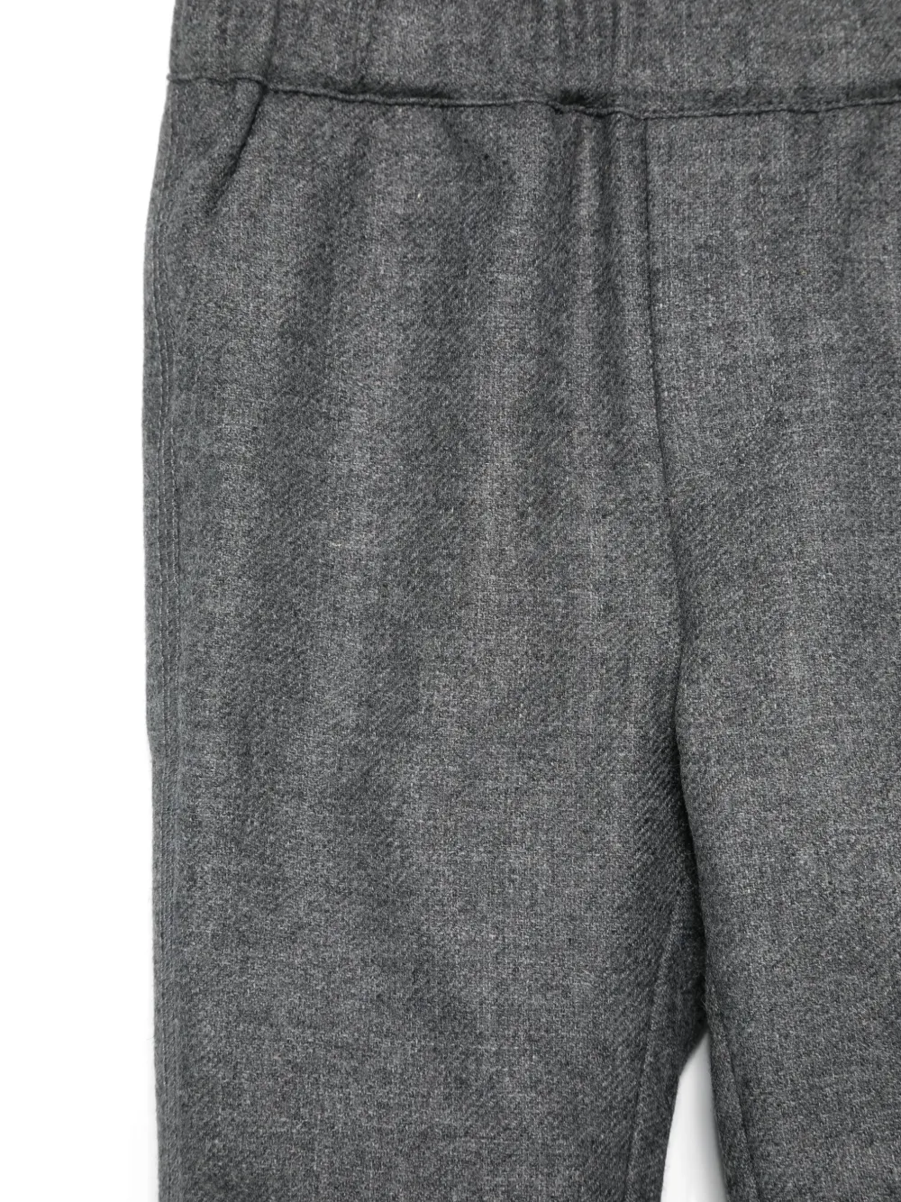Emporio Armani Kids Broek met logopatch Grijs
