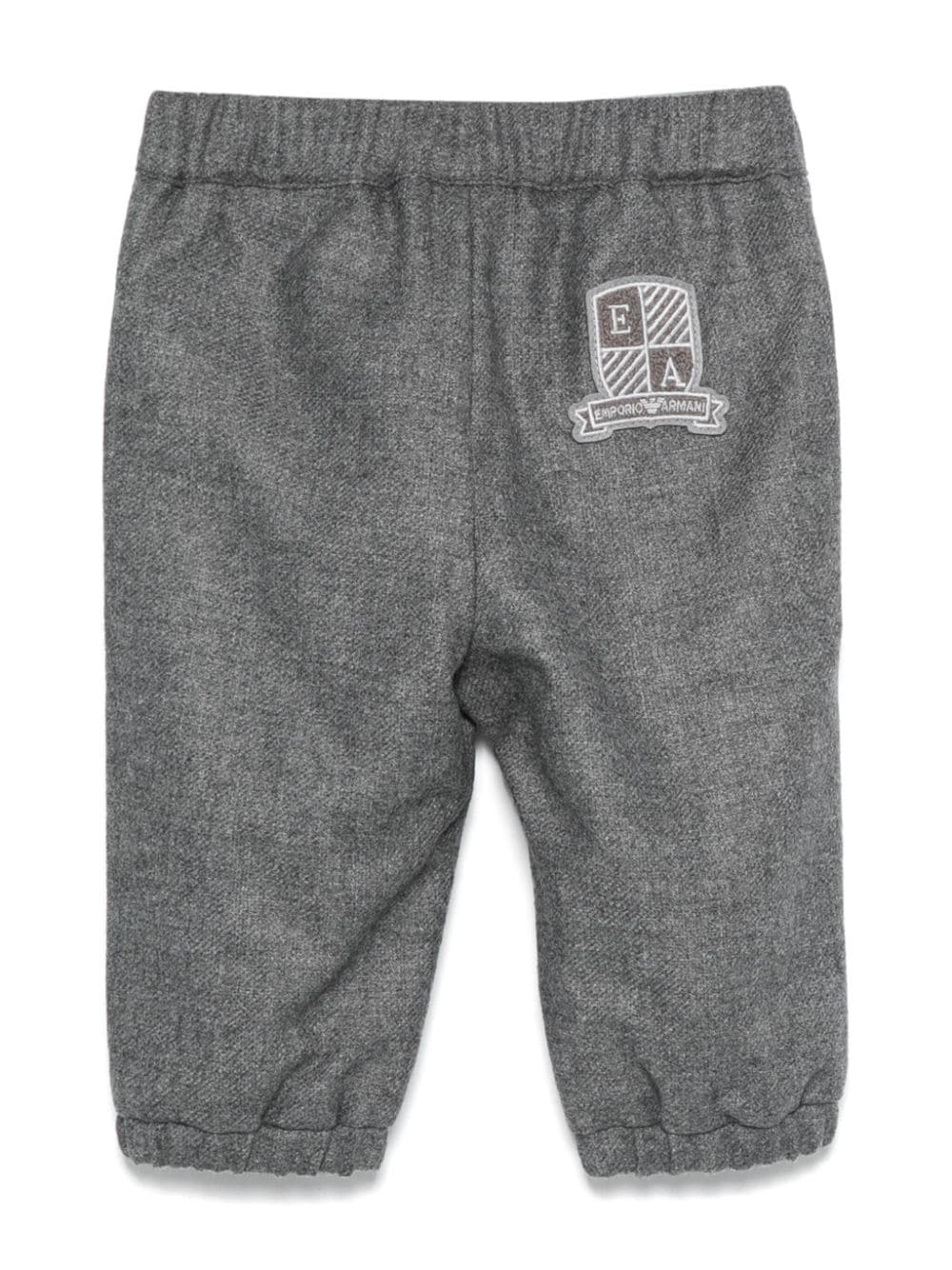 Image 2 of Emporio Armani Kids logo-patch trousers