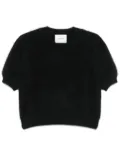 Lisa Yang Juniper knitted top - Black