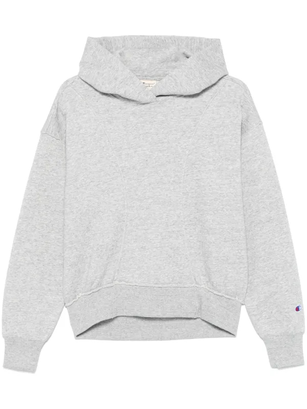 Champion embroidered logo Hoodie Grey FARFETCH ZA