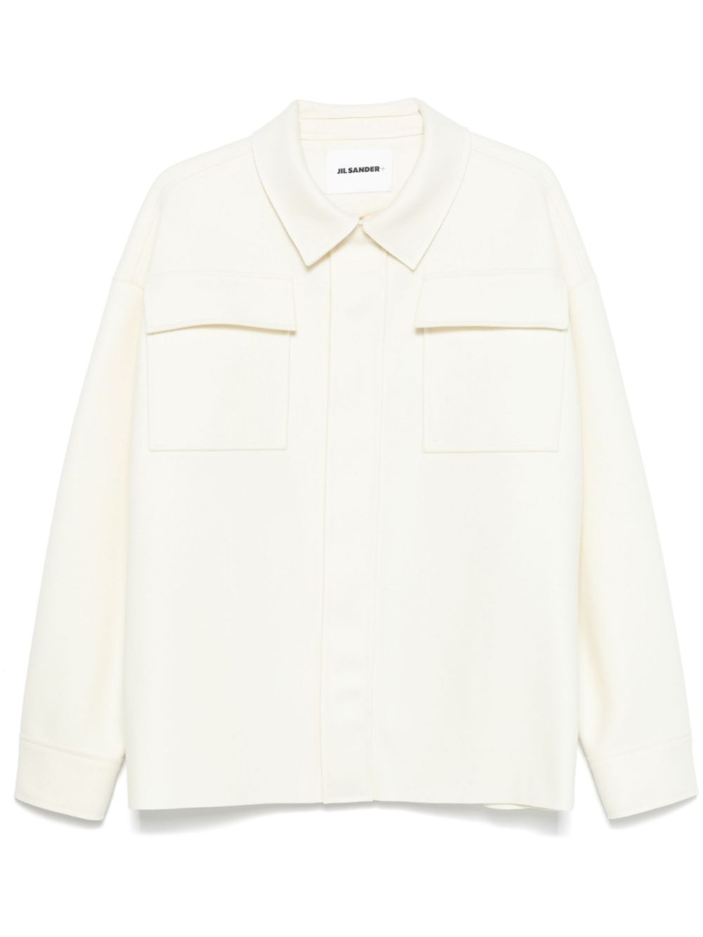 Jil Sander felted shirt - Neutrals