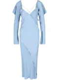 Setchu criss cross straps dress - Blue