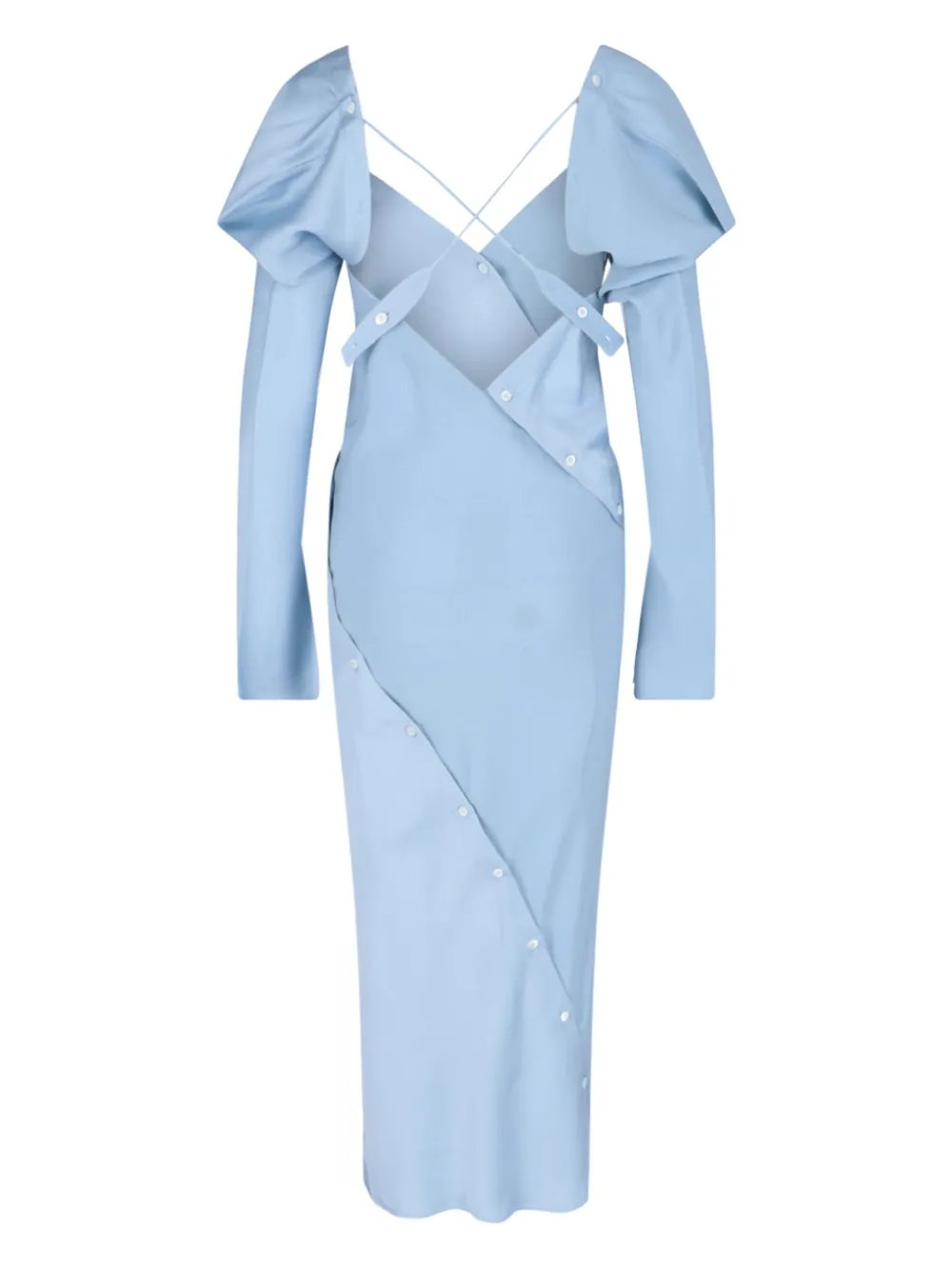 Setchu Jurk met gekruiste bandjes - Blauw