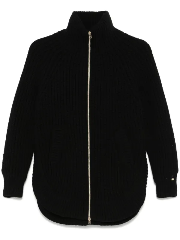 Herno Panelled-design High-neck Jacket in Black