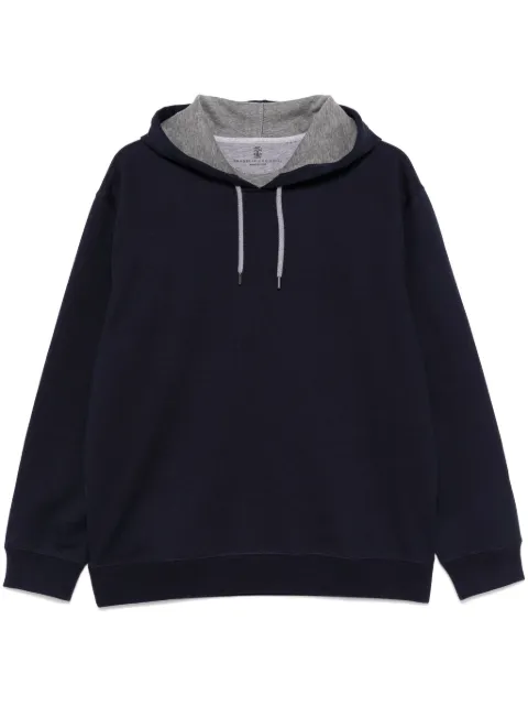 Brunello Cucinelli jersey hoodie