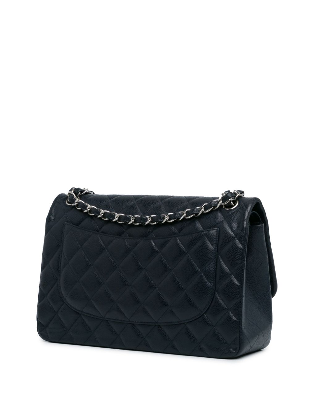 CHANEL 2013-2014 Jumbo Classic Caviar Double Flap shoulder bag Women