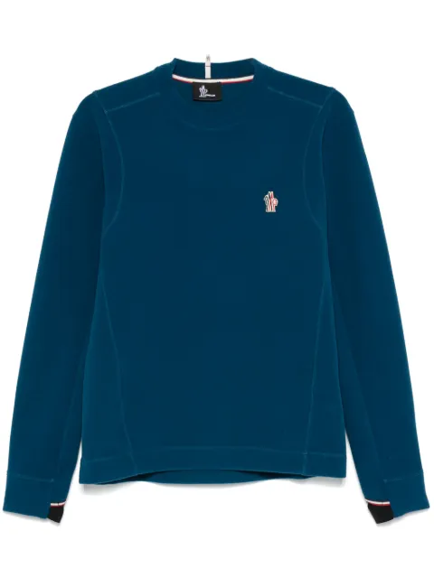 Moncler Grenoble sudadera con aplique del logo