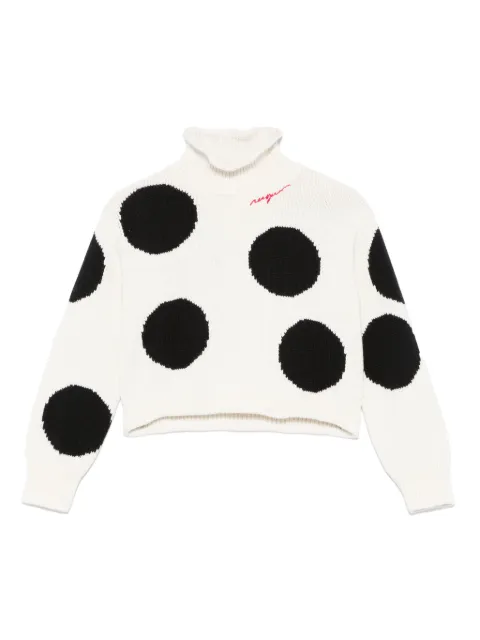 MSGM Kids polka dot sweater