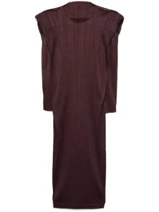 Pleats Please Issey Miyake September ドレス | ブラウン | FARFETCH JP