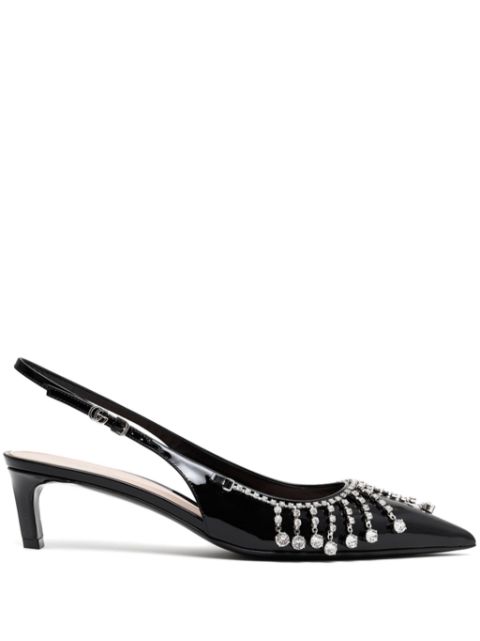 Gucci rhinestone-embellished pumps