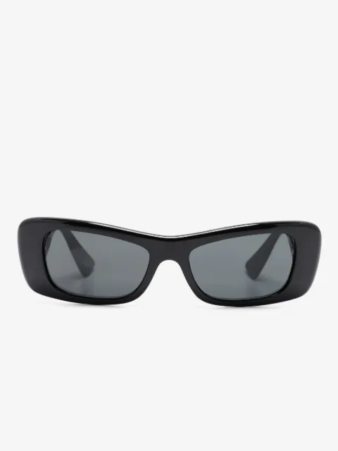 Versace Eyewear logo-lettering rectangle-frame sunglasses