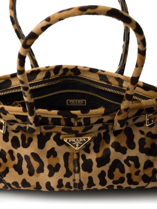 Prada printed nylon tote store