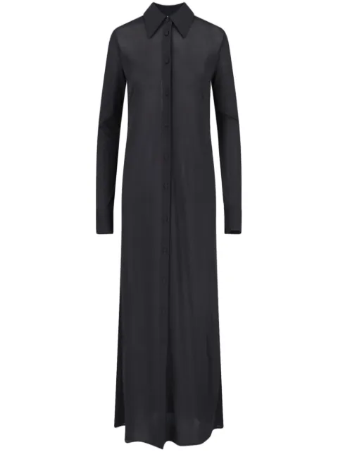 Jil Sander maxi shirt dress 