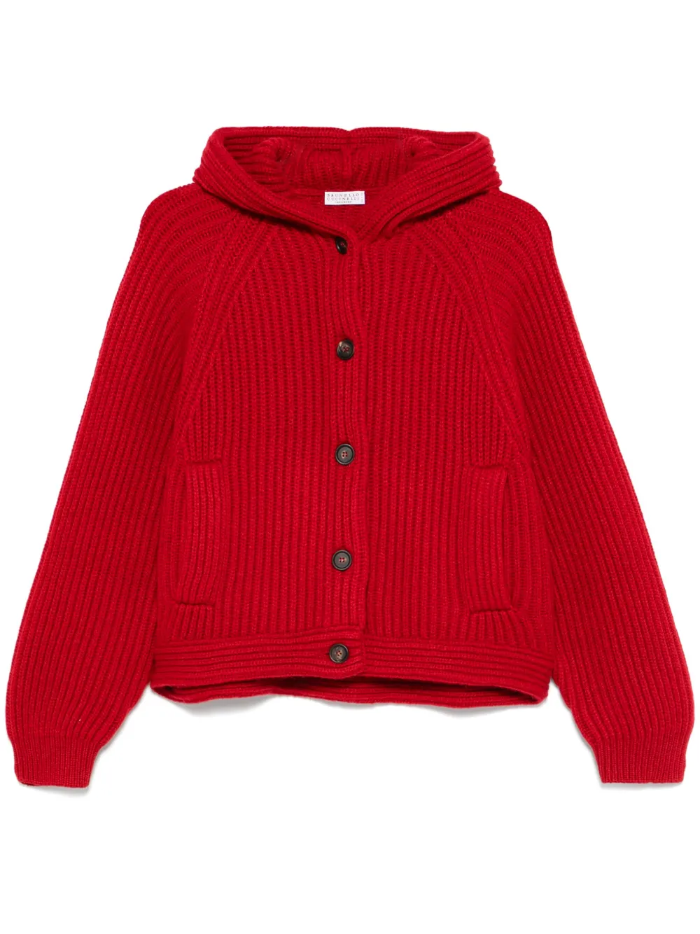 Brunello Cucinelli Geribbeld vest Rood